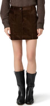 PAIGE Camden Corduroy Miniskirt