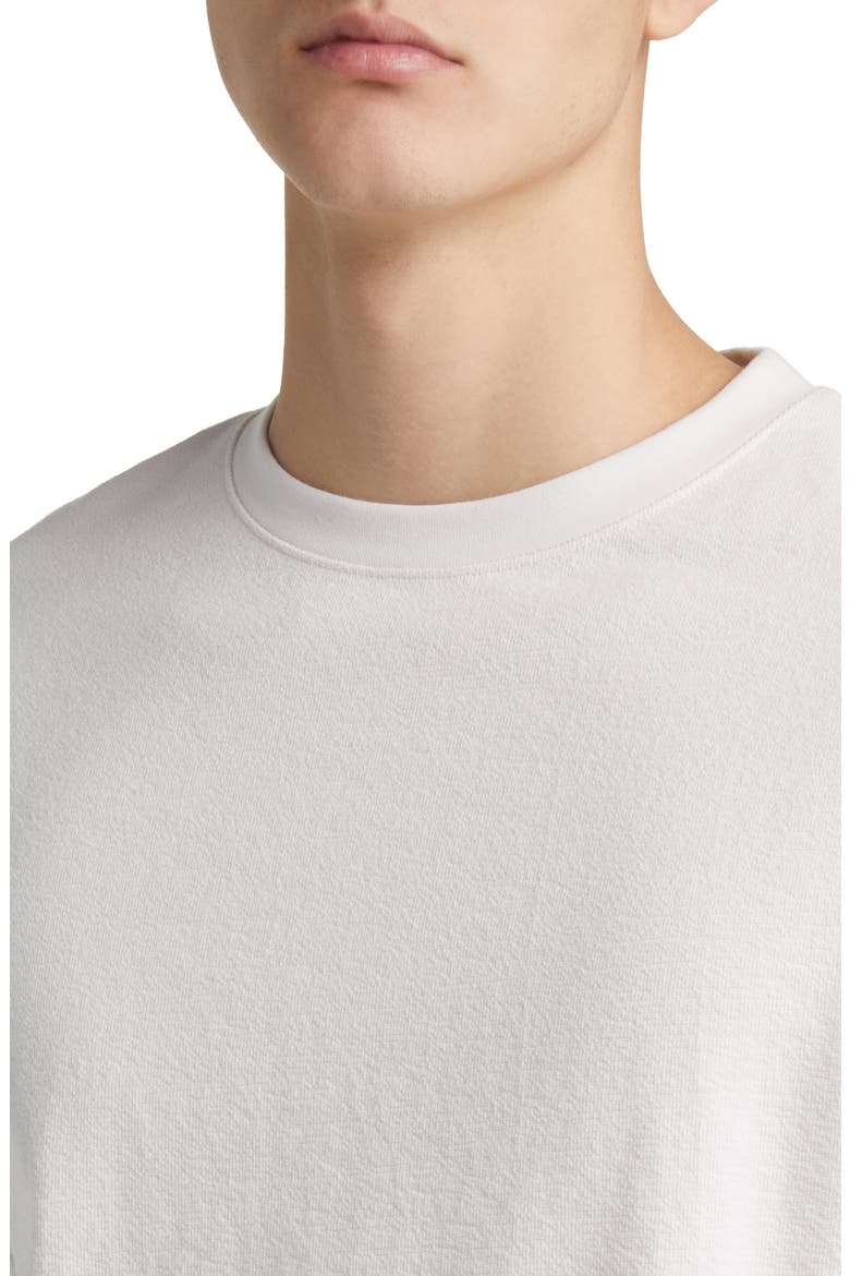 Dean Boxy Textured Organic Cotton T-Shirt, Alternate, color, ECRU