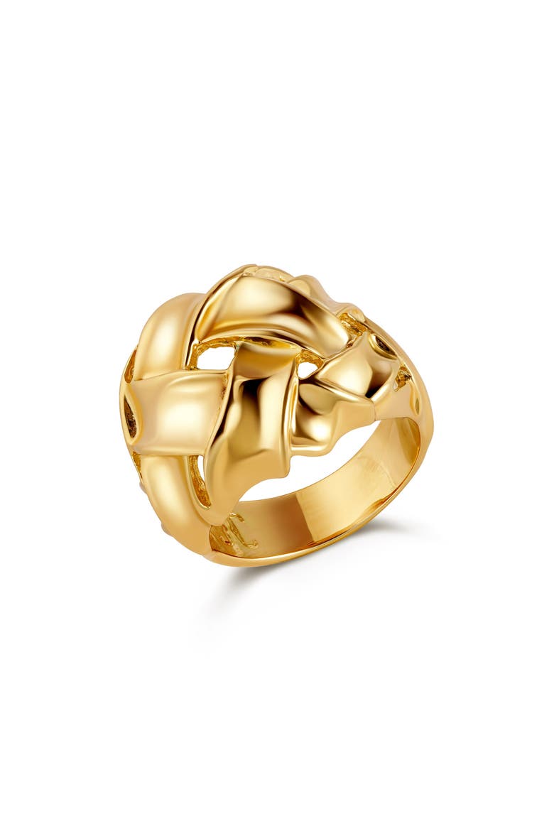 Woven Ring, Main, color, 14K GOLD