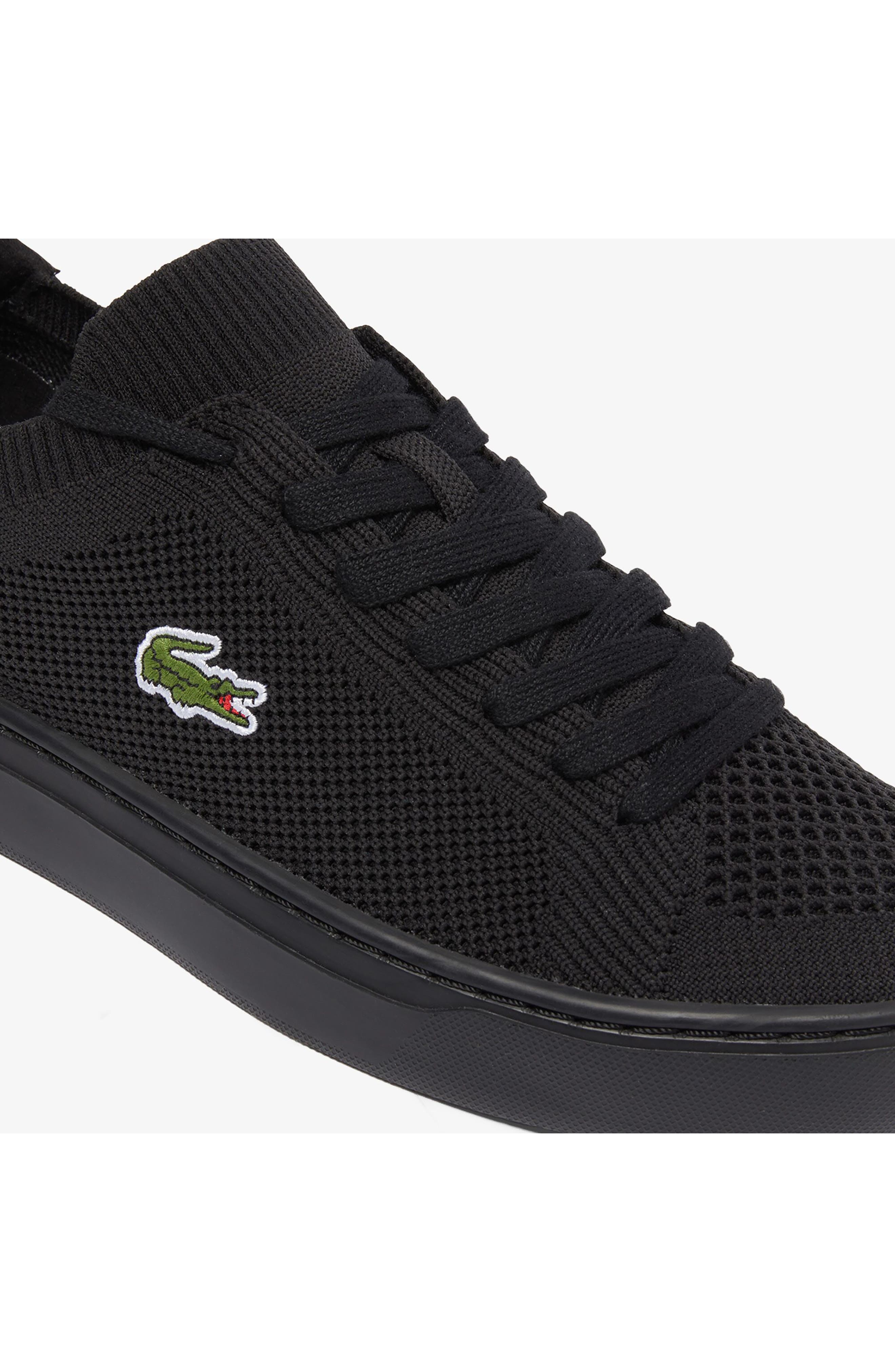 Lacoste La Piquée 2.0 Sneaker, Alternate, color, Black/ Black