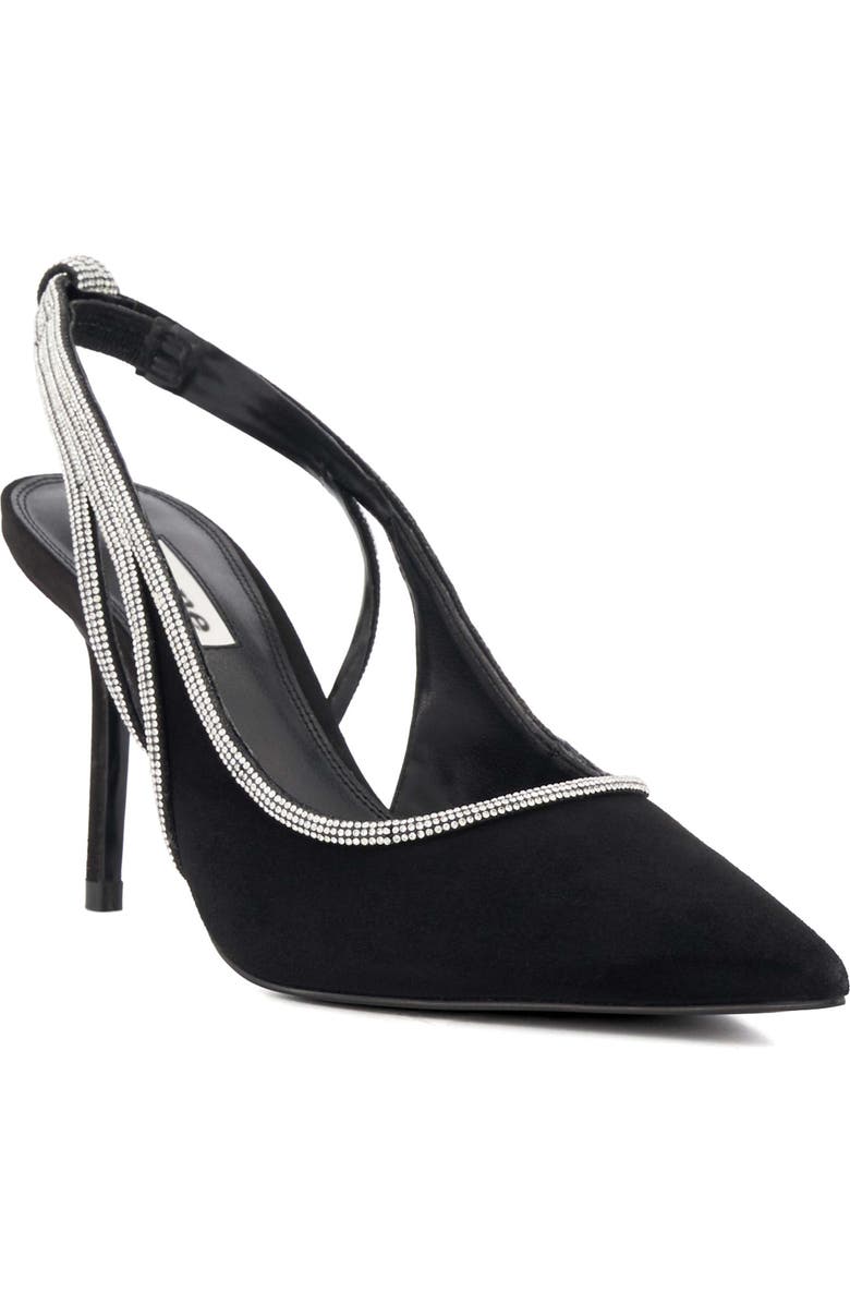 Dune London Cinematic Pointed Toe Slingback Pump, Main, color,