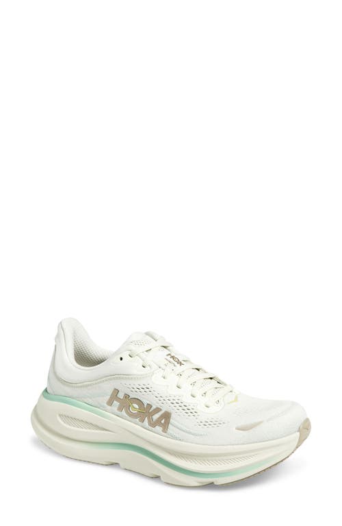 Hoka Bondi 9 Mesh Sneakers In White