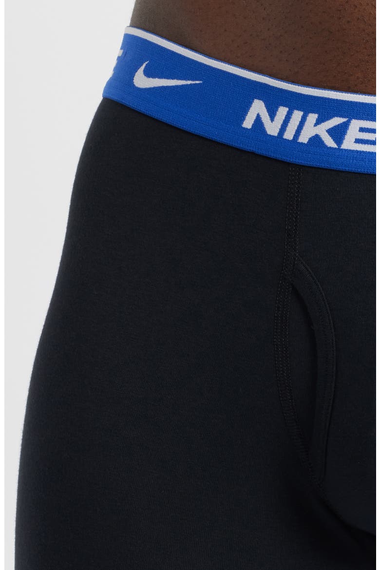 Dri-FIT Essential Assorted 3-Pack Stretch Cotton Boxer Briefs, Alternate, color, BLUE VELVET