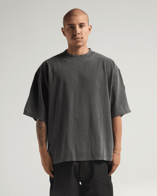 Shaka Wear Garment Dye Drop Shoulder In Shadow