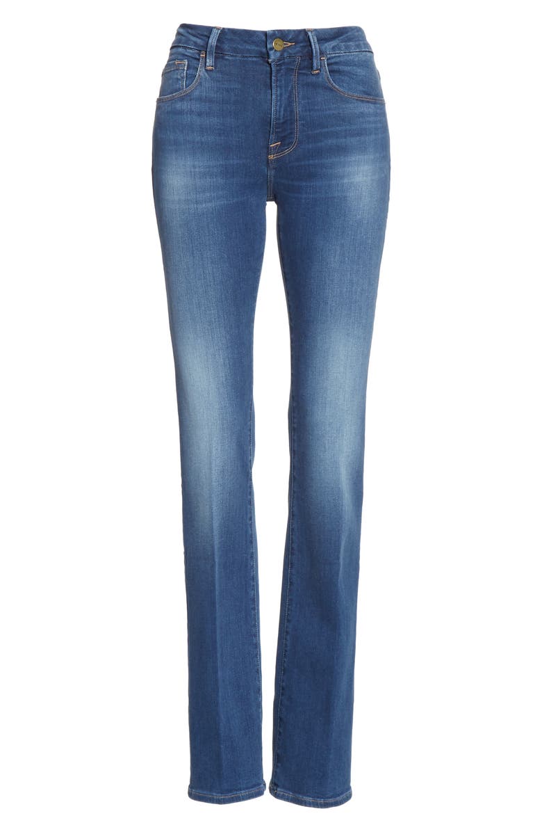 FRAME Le Mini Boot High Waist Jeans, Alternate, color, 