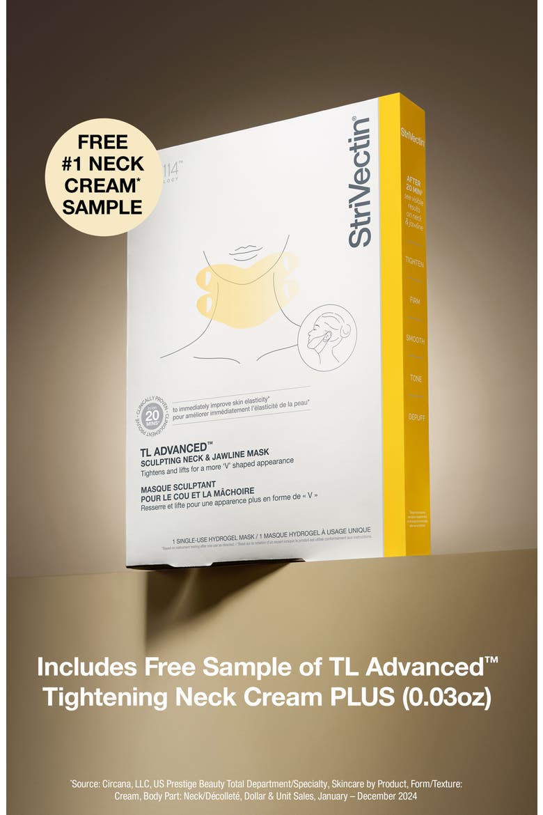 TL Advanced™ Sculpting Neck & Jawline Mask, Alternate, color, NO COLOR