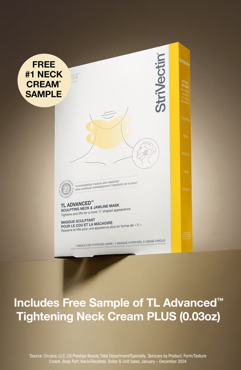 StriVectin<sup>®</sup> TL Advanced<sup>™</sup> Sculpting Neck & Jawline Mask, Alternate, color,