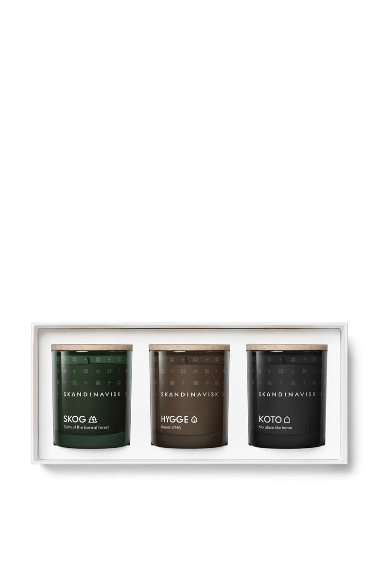 HIBERNATE Mini Candle Giftset 65g x 3, Alternate, color, Green