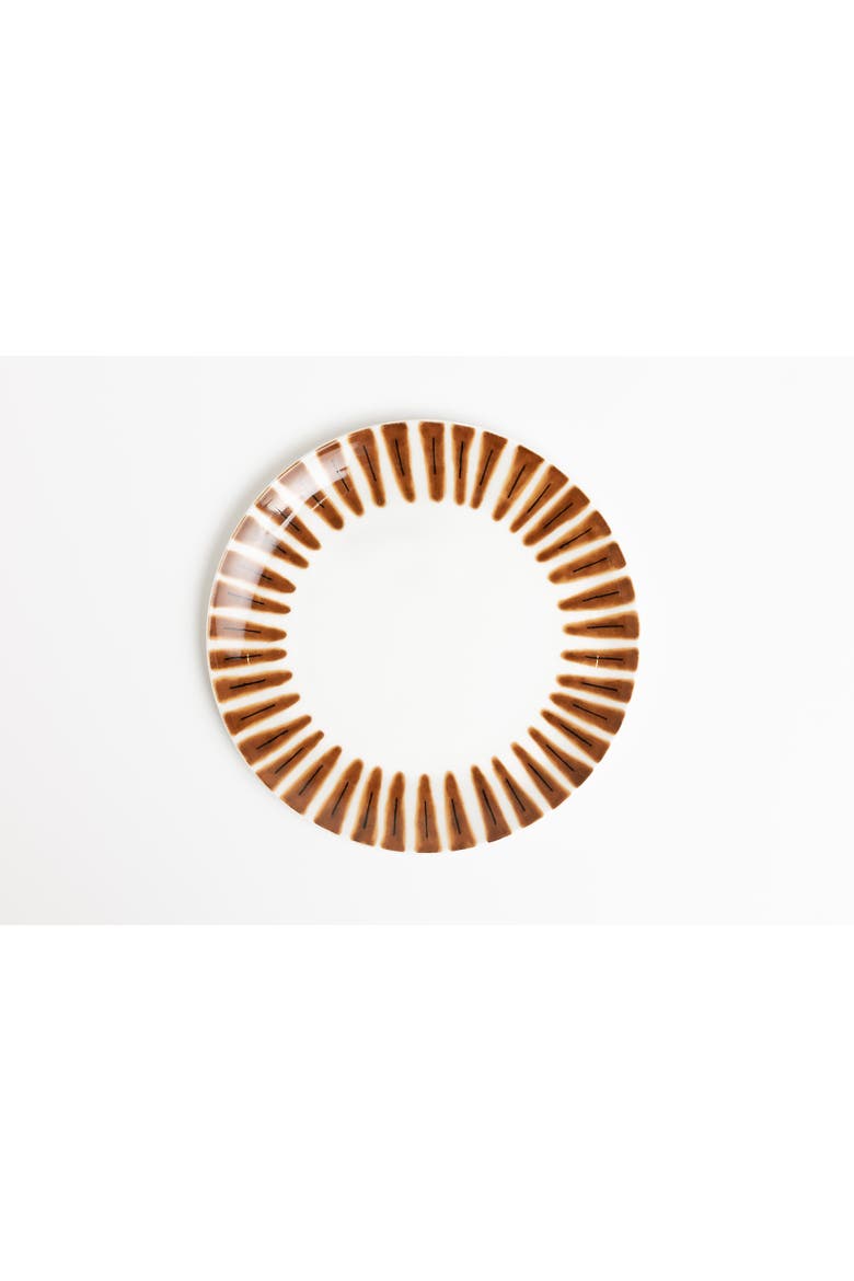 Sunset Strip Dinner Plate Set of Four, Alternate, color, Amber