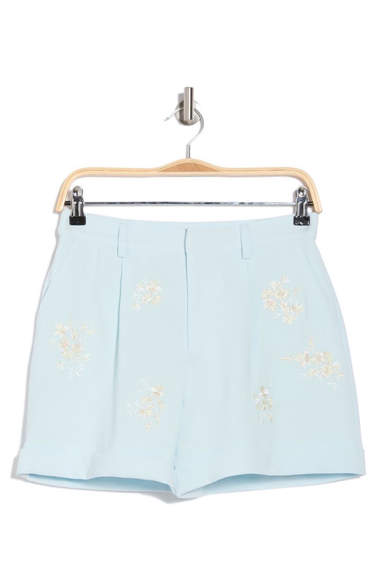 Cinq à Sept Maxine Wildflower Bouquet High Waist Shorts, Alternate, color, 