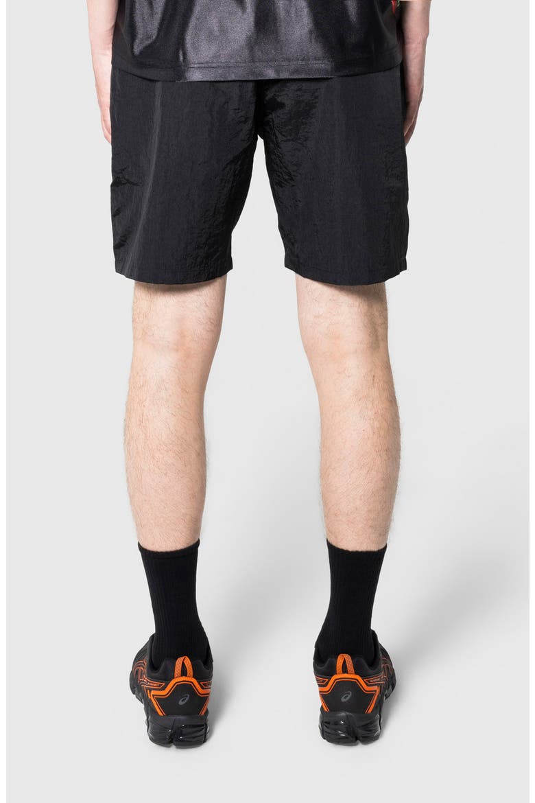 x Daft Punk Crush Hiking Shorts, Alternate, color, BLACK