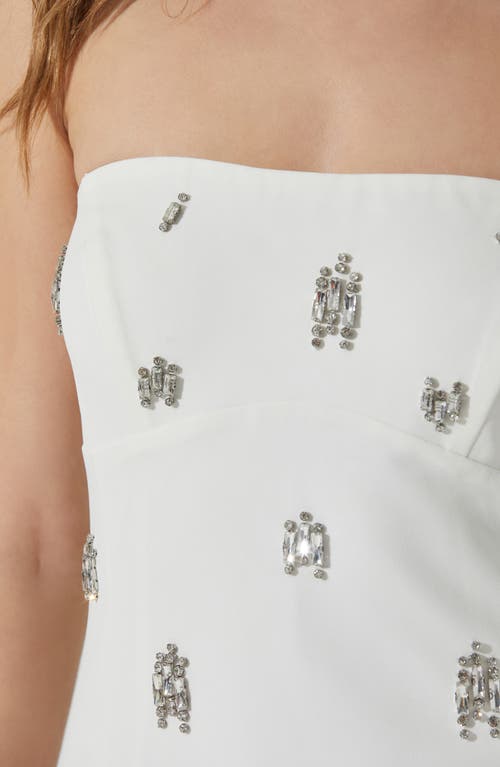 Astr The Label Camryn Embellished Strapless Maxi Dress