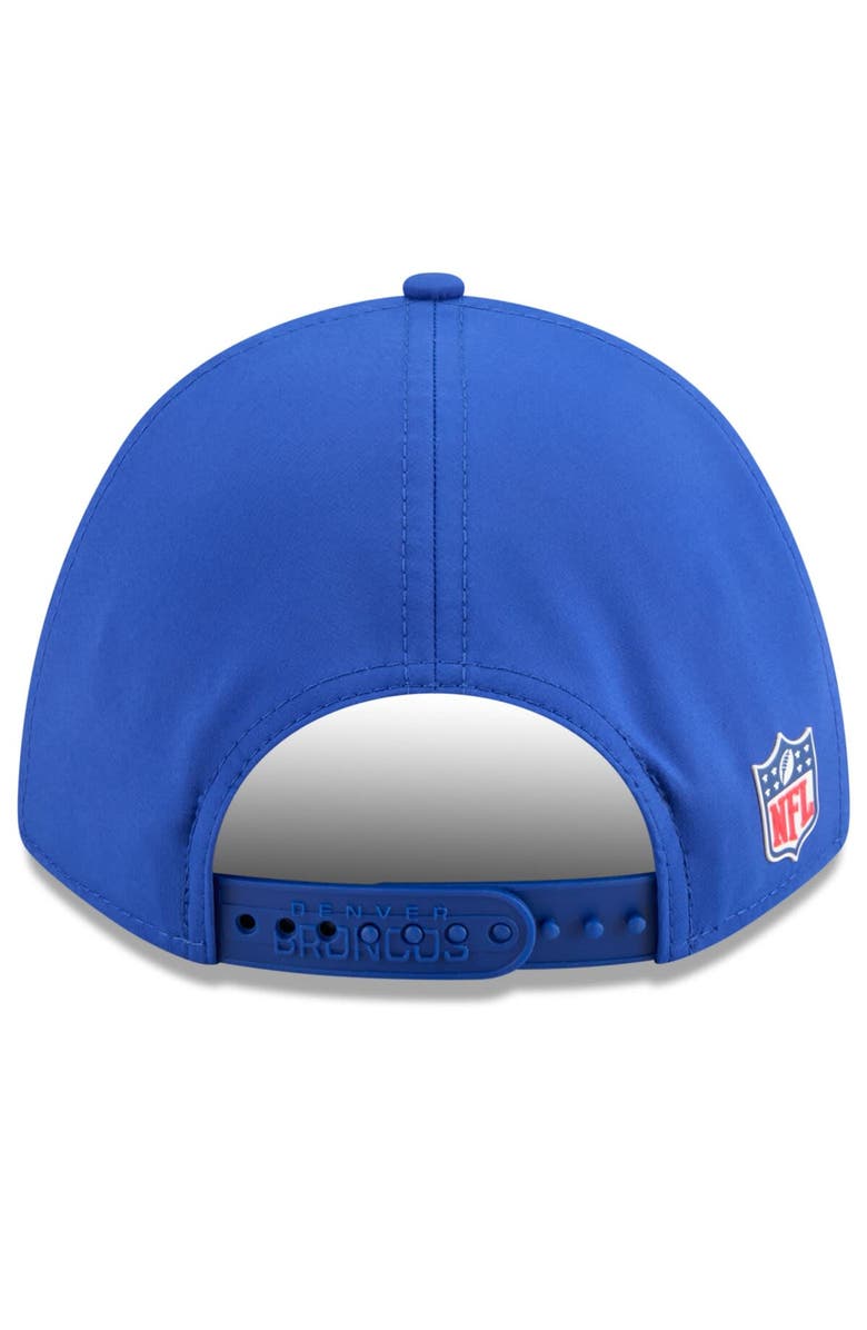 New Era Men's New Era Royal Denver Broncos 2025 Sideline Throwback M-Crown 9FORTY Adjustable Hat, Alternate, color, 