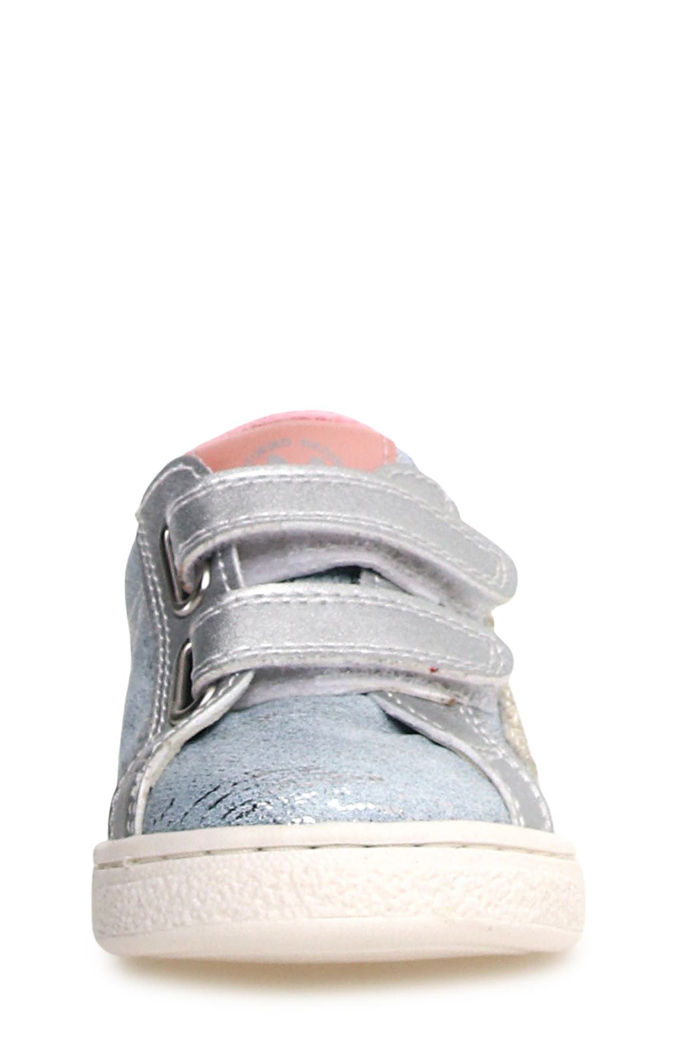 Naturino Pinn Sneaker, Alternate, color, Dream-Silver-Pink