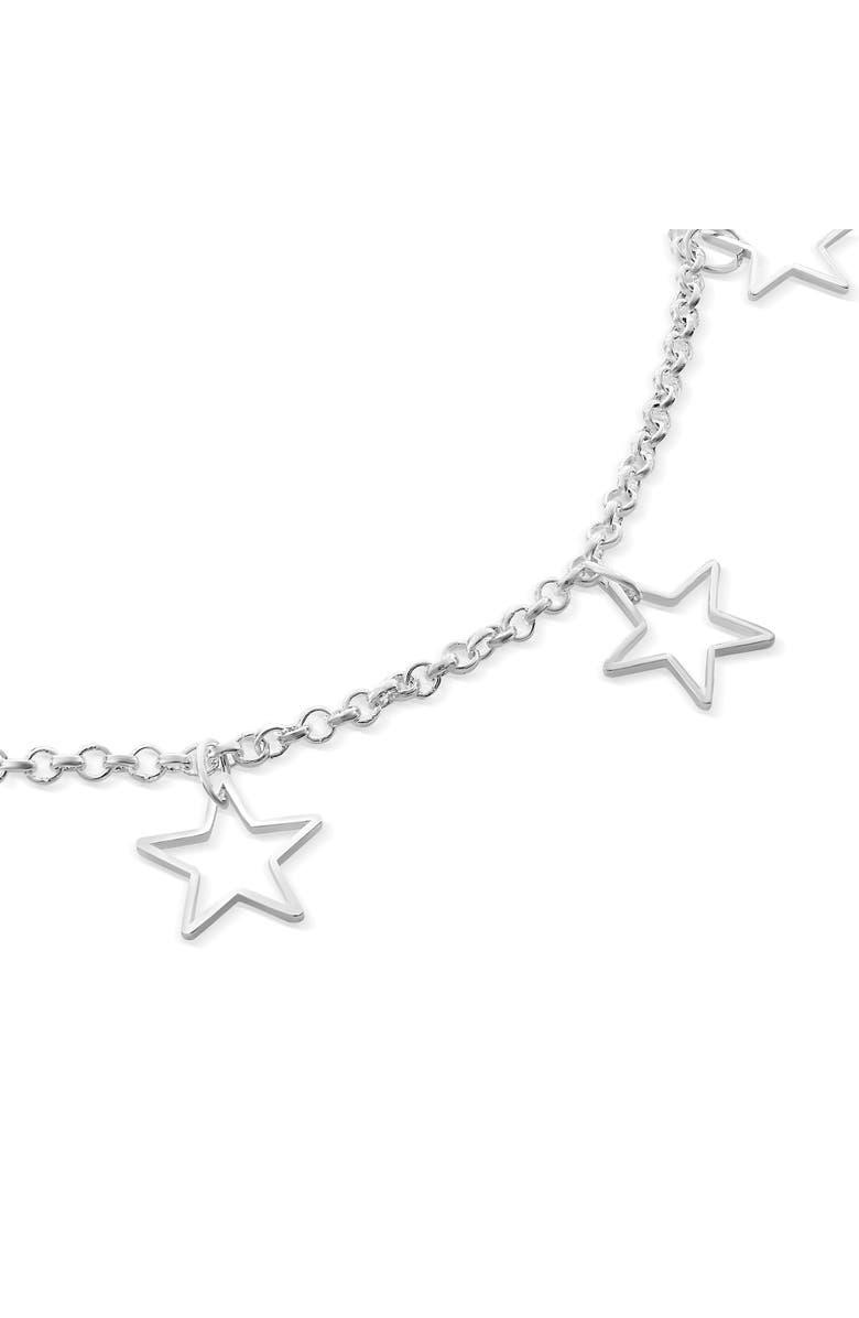 Donatello Gian Star Charm Bracelet, Alternate, color, Silver