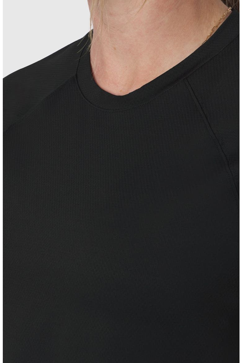 AeroSilver Cropped Tee, Alternate, color, Black
