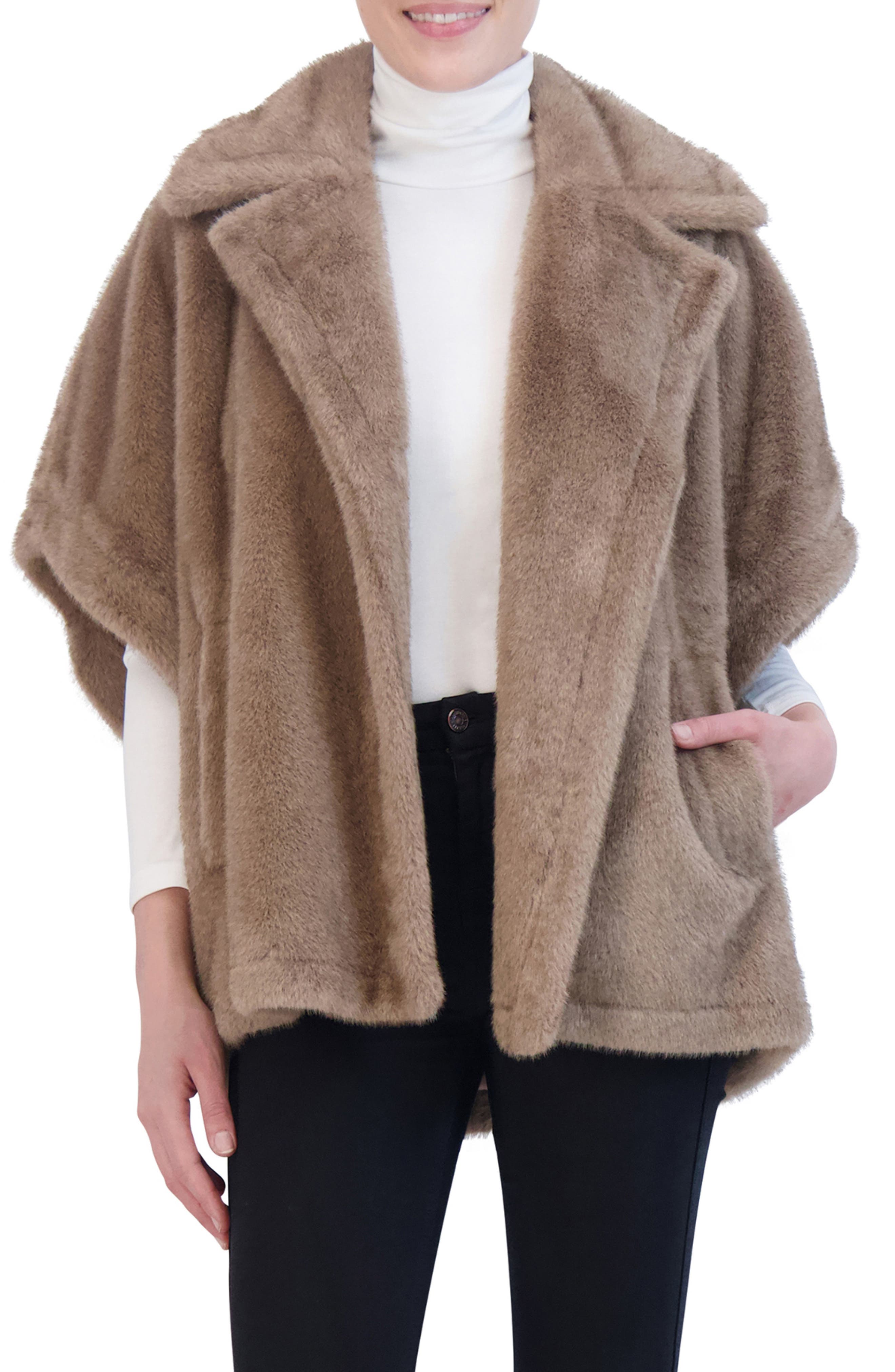 Rebecca Minkoff Faux Fur Capelet