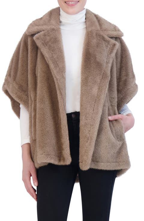 Faux Fur Capelet