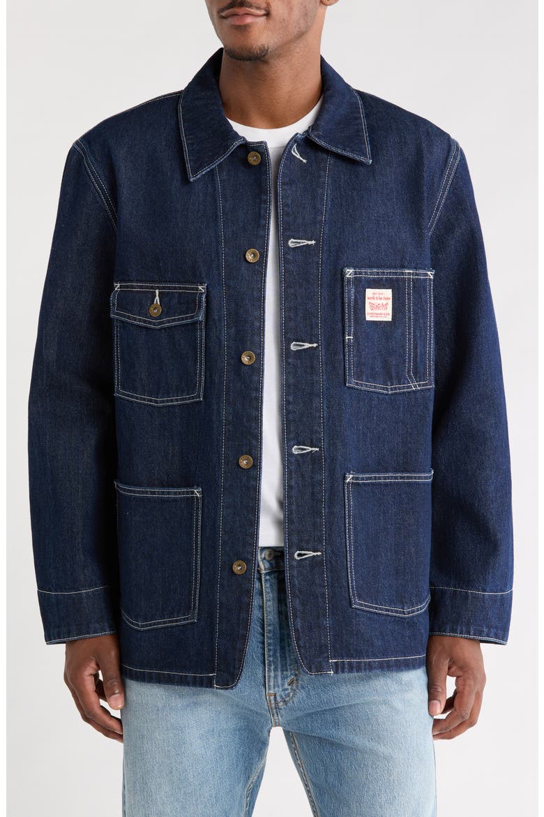 Berkley Cotton Denim Chore Coat, Alternate, color, MORNIN CLASSICAL T