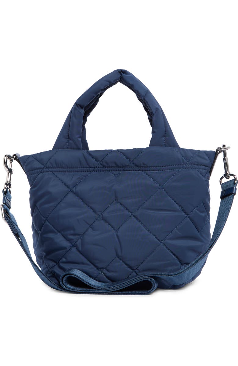 Marc Jacobs Mini Quilted Nylon Tote, Alternate, color, Azure Blue