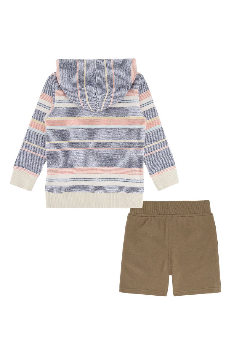 Quiksilver Kids' Hoodie & Shorts Set, Alternate, color, Beige Multi