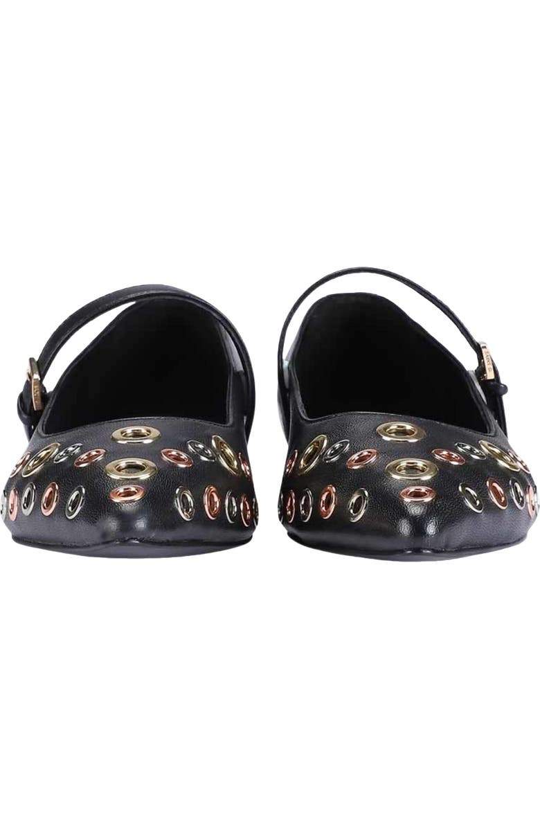 SAINT G Josh Pointed Toe Mary Jane Flat, Alternate, color, Black