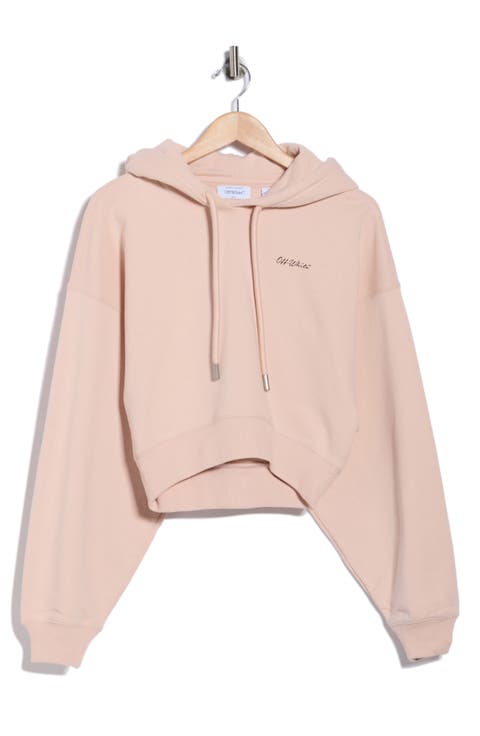 Crop Graphic Hoodie