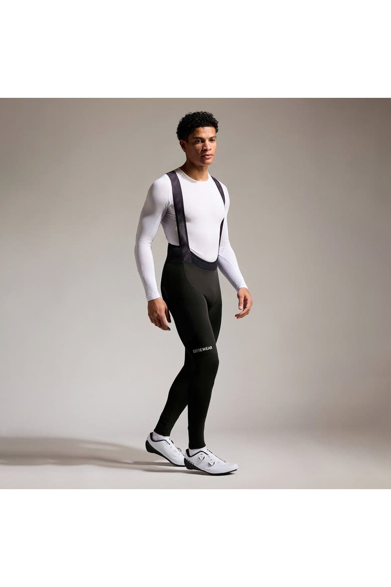 Spinshift Thermo Bib Tights+ - Men's, Alternate, color, Black