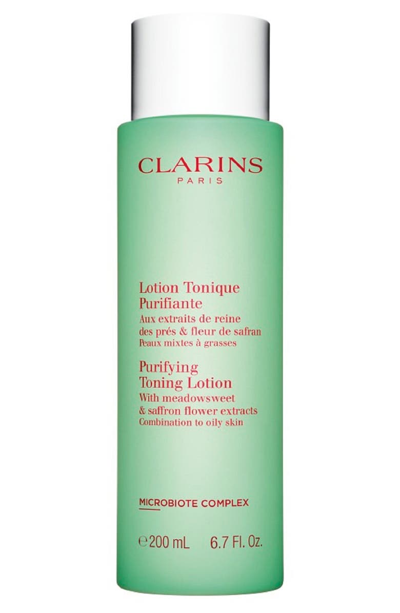 Clarins Purifying Toning Lotion with Meadowsweet, Main, color, 