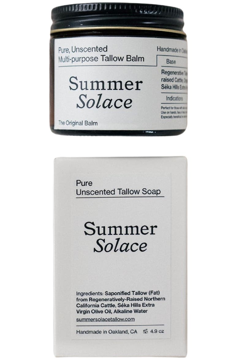 PURE Tallow Set Regenerative Tallow Balm, Alternate, color, Off-white / Cream