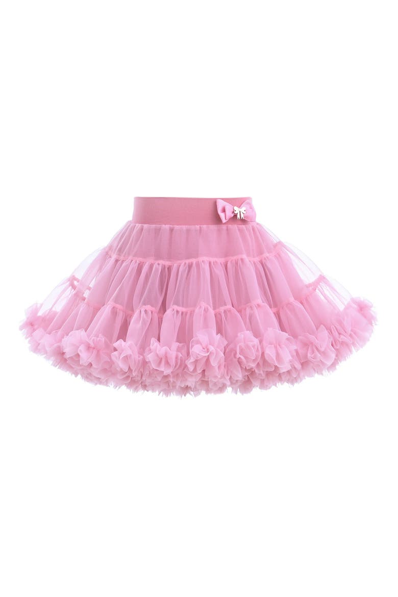 Bow Tulle Skirt, Main, color, Pink Pastel