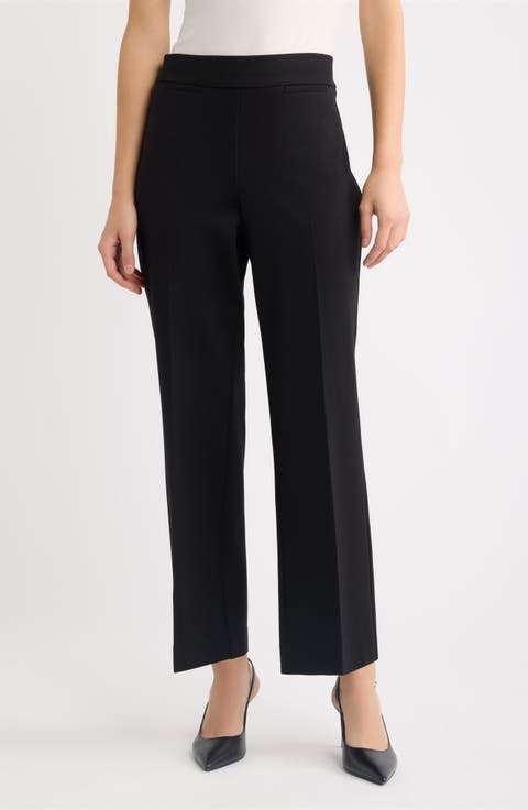 Welt Pocket Wide Leg Pants