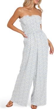 Petal & Pup Yulissa Strapless Jumpsuit