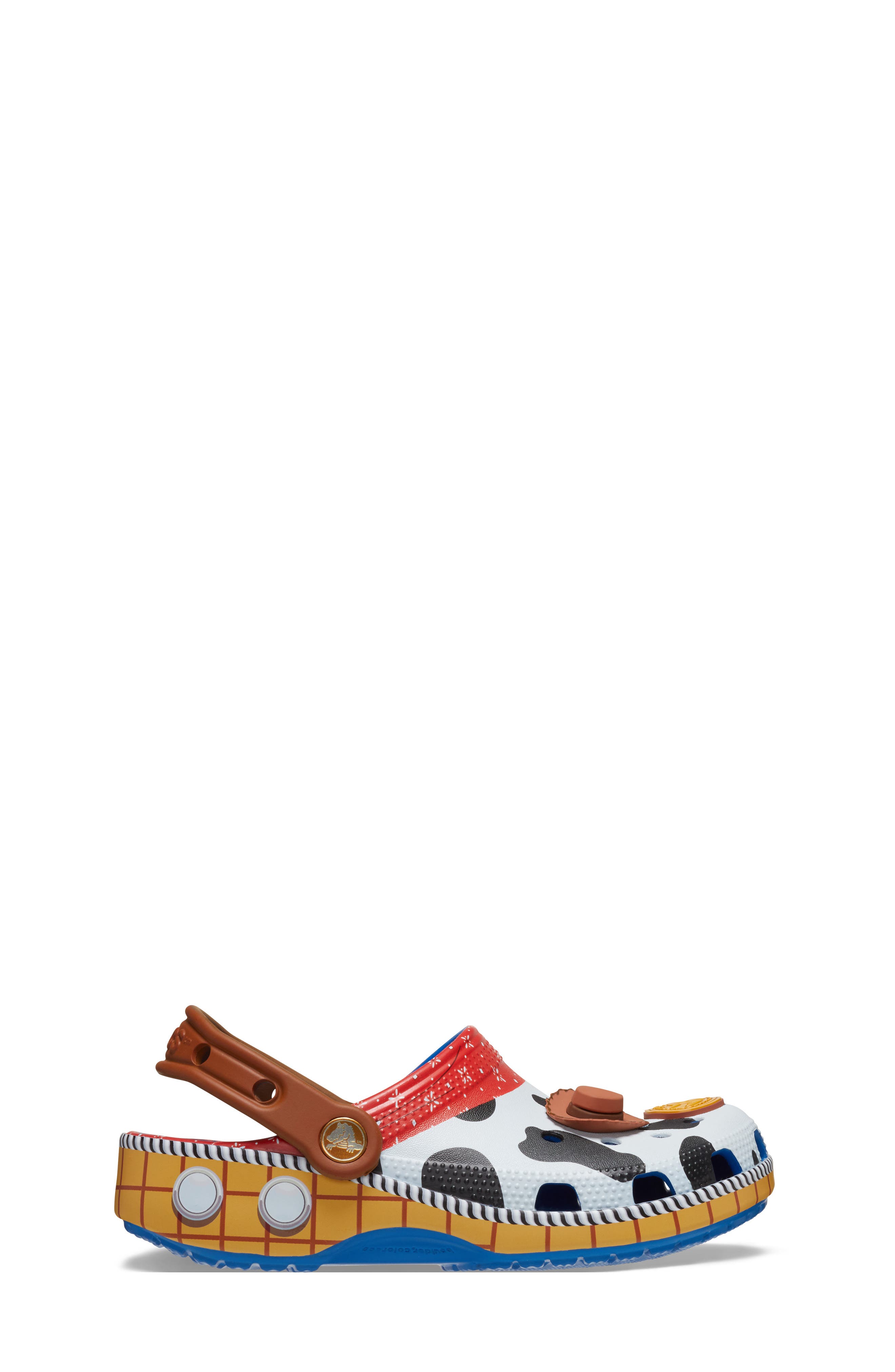 CROCS Kids' Disney<sup>®</sup> Pixar Toy Story<sup>®</sup> Sheriff Woody Classic Clog, Main, color, 