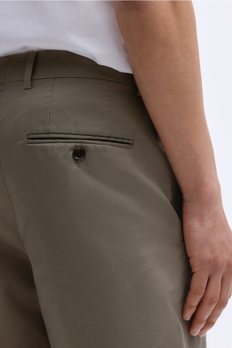 Loose Fit Tailored Trousers, Alternate, color, Khaki green