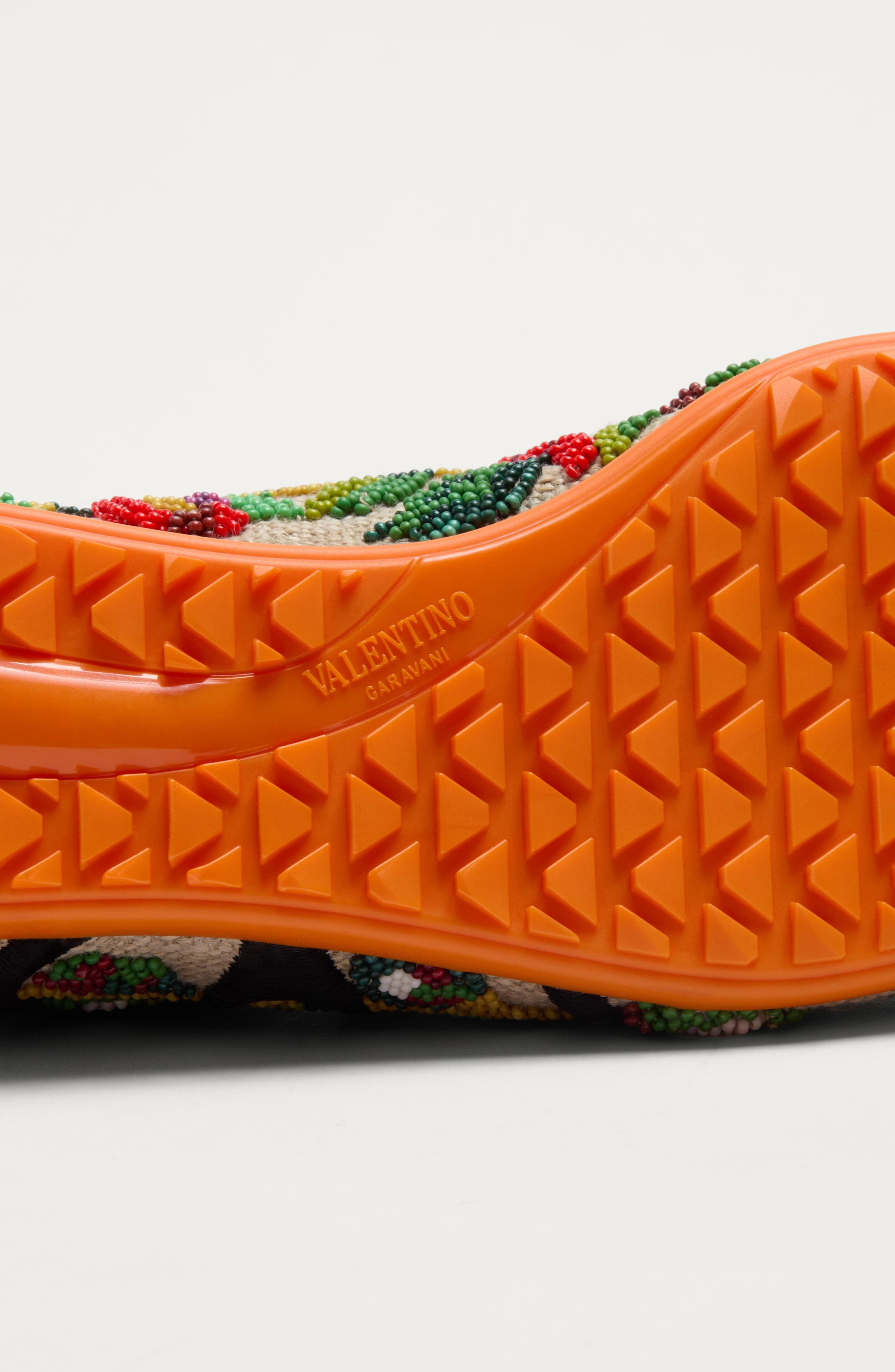 Valentino Garavani Chromathon Beaded Sneaker, Alternate, color, 