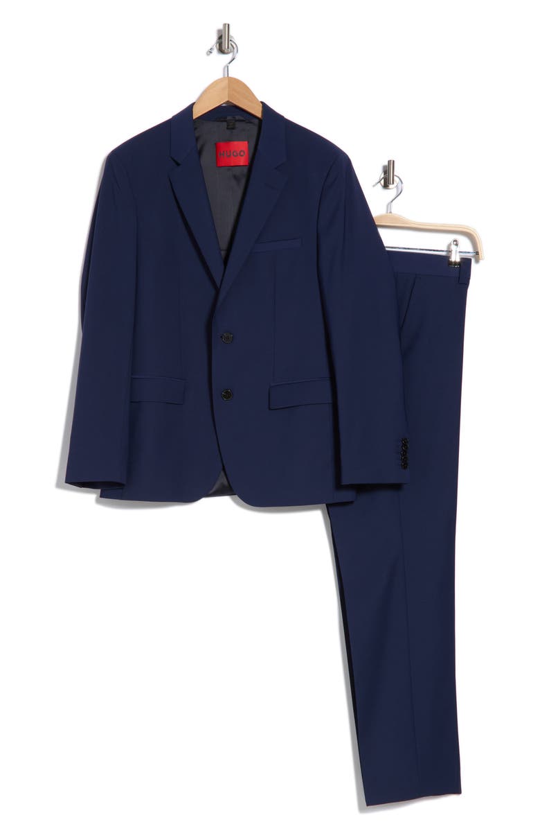HUGO Karl Tom Suit, Alternate, color, Medium Blue