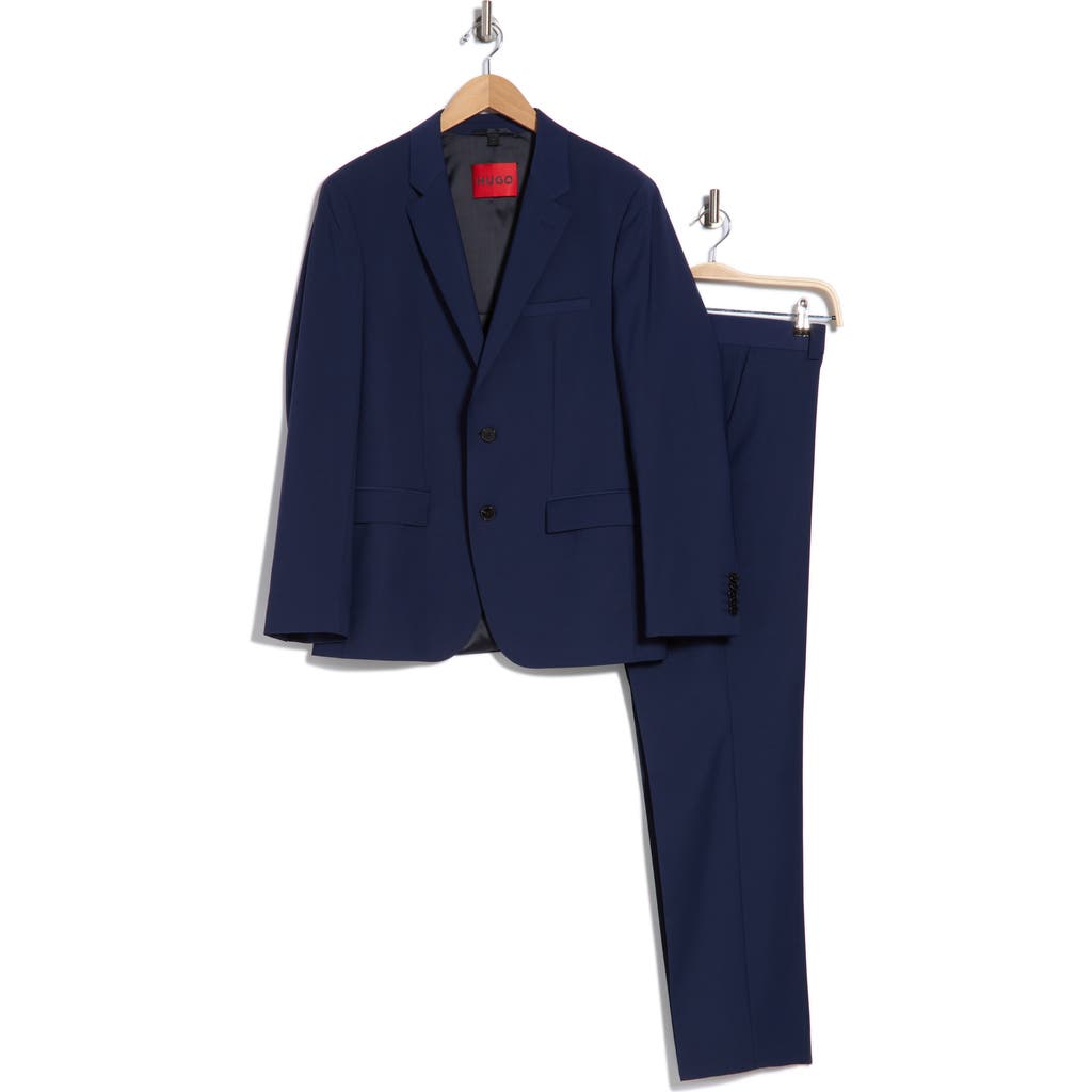 Hugo Boss Boss Karl Tom Suit In Medium Blue