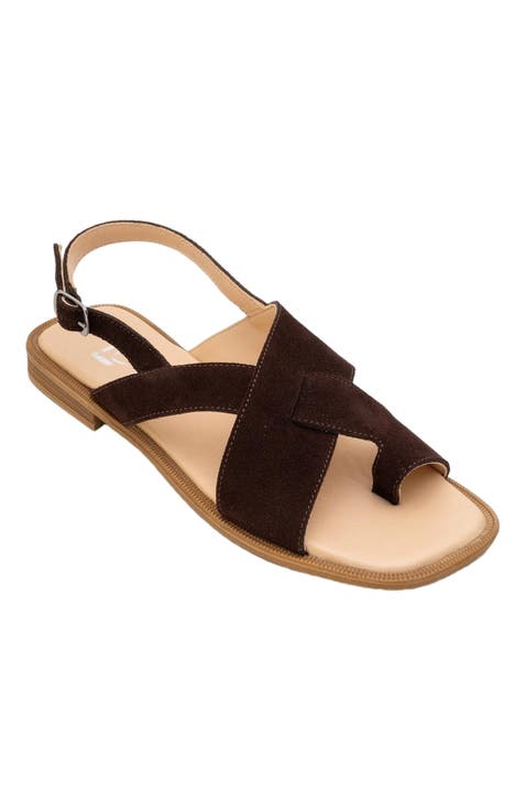 Louna Leather Thong Sandals (Women)