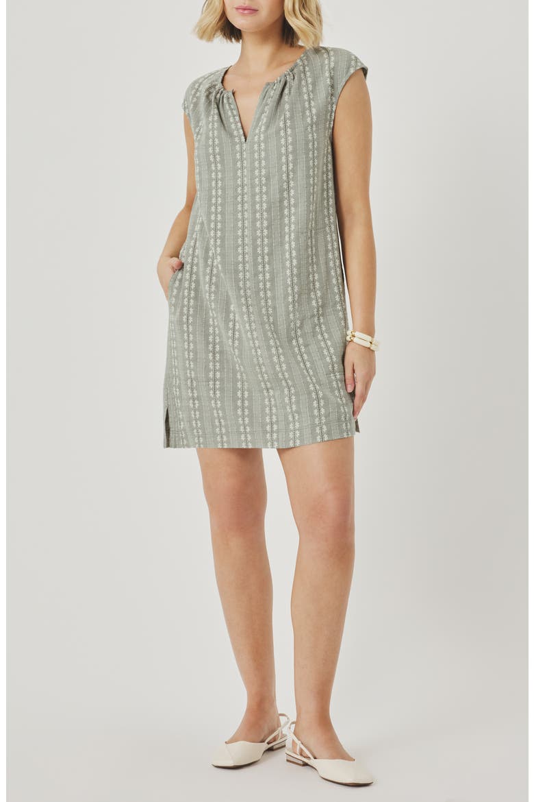 Meadow Minidress, Main, color, EUCALYPTUS GREEN