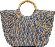 ALESSIA BIANCHI East/West Straw Tote
