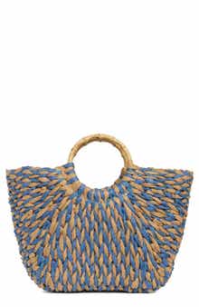 ALESSIA BIANCHI East/West Straw Tote
