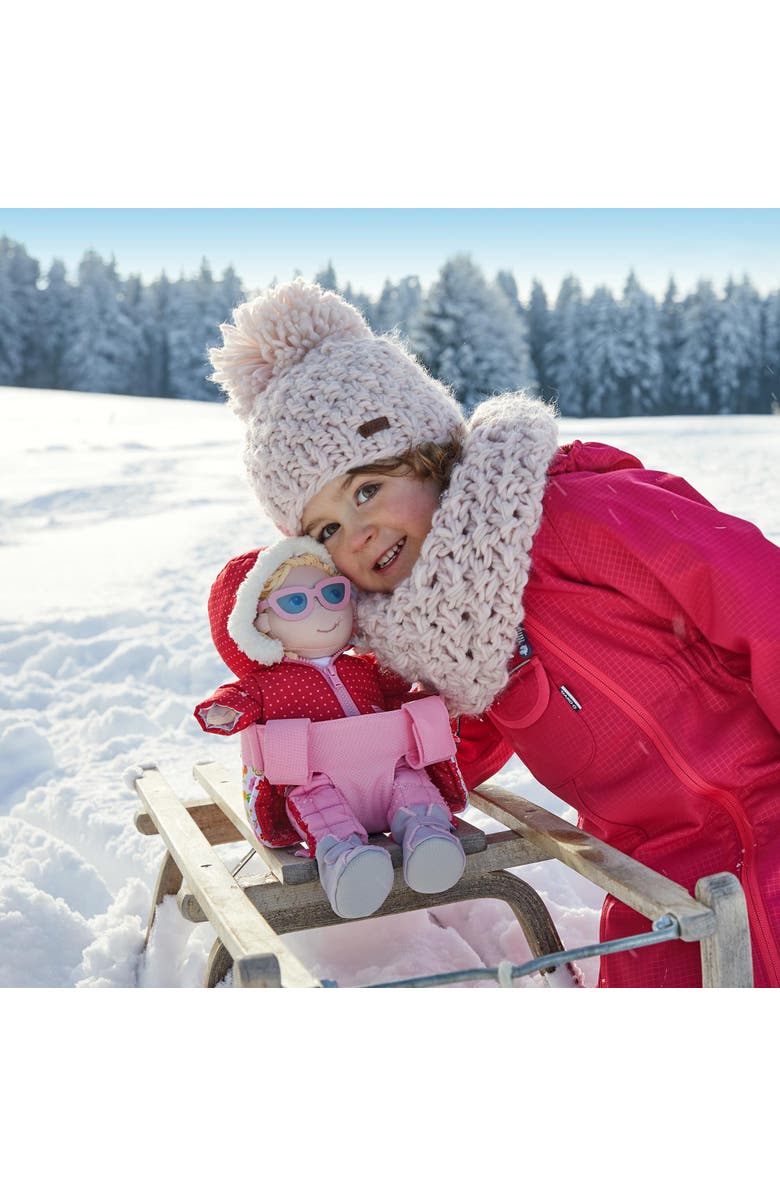 HABA Soft Doll's Bike Seat Flower Meadow - Attaches to Handlebars, Alternate, color, Pink Multi