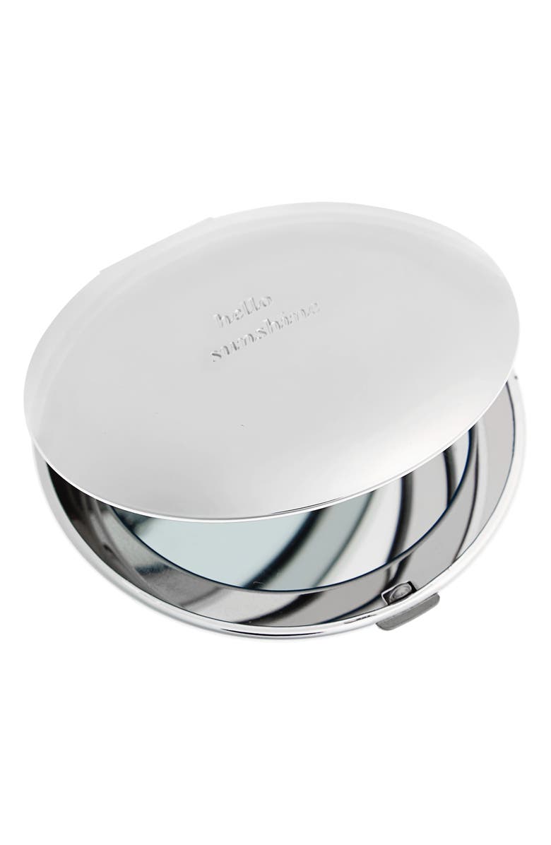 Kate Spade New York hello sunshine compact mirror, Main, color,