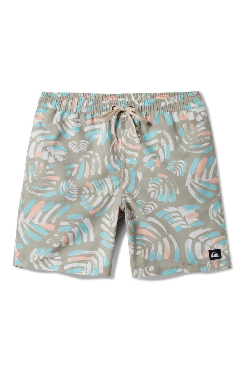 Everyday Mix Volley Swim Trunks, Main, color, PALE ALOE