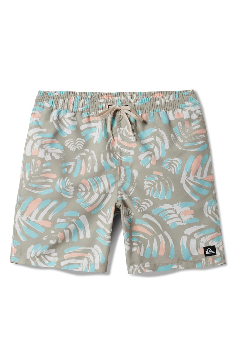 Quiksilver Everyday Mix Volley Swim Trunks, Main, color, Pale Aloe