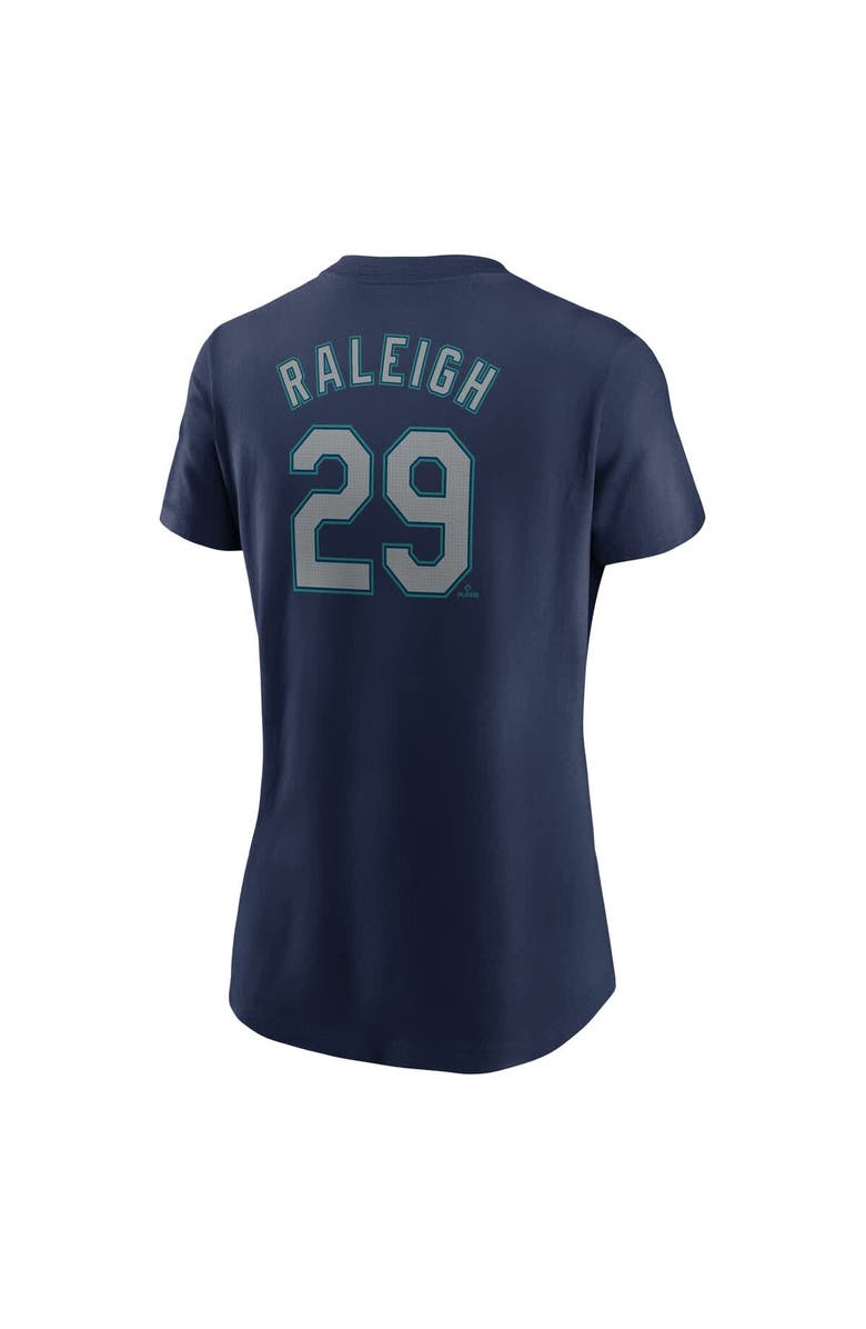 Nike Women's Nike Cal Raleigh Navy Seattle Mariners Fuse Name & Number T-Shirt, Alternate, color, Navy