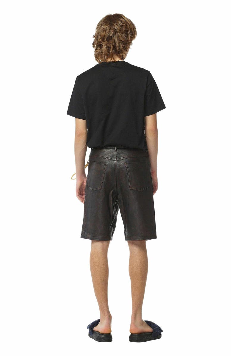 MCM Aquatic Logo T-Shirt in Organic Cotton, Alternate, color, Black