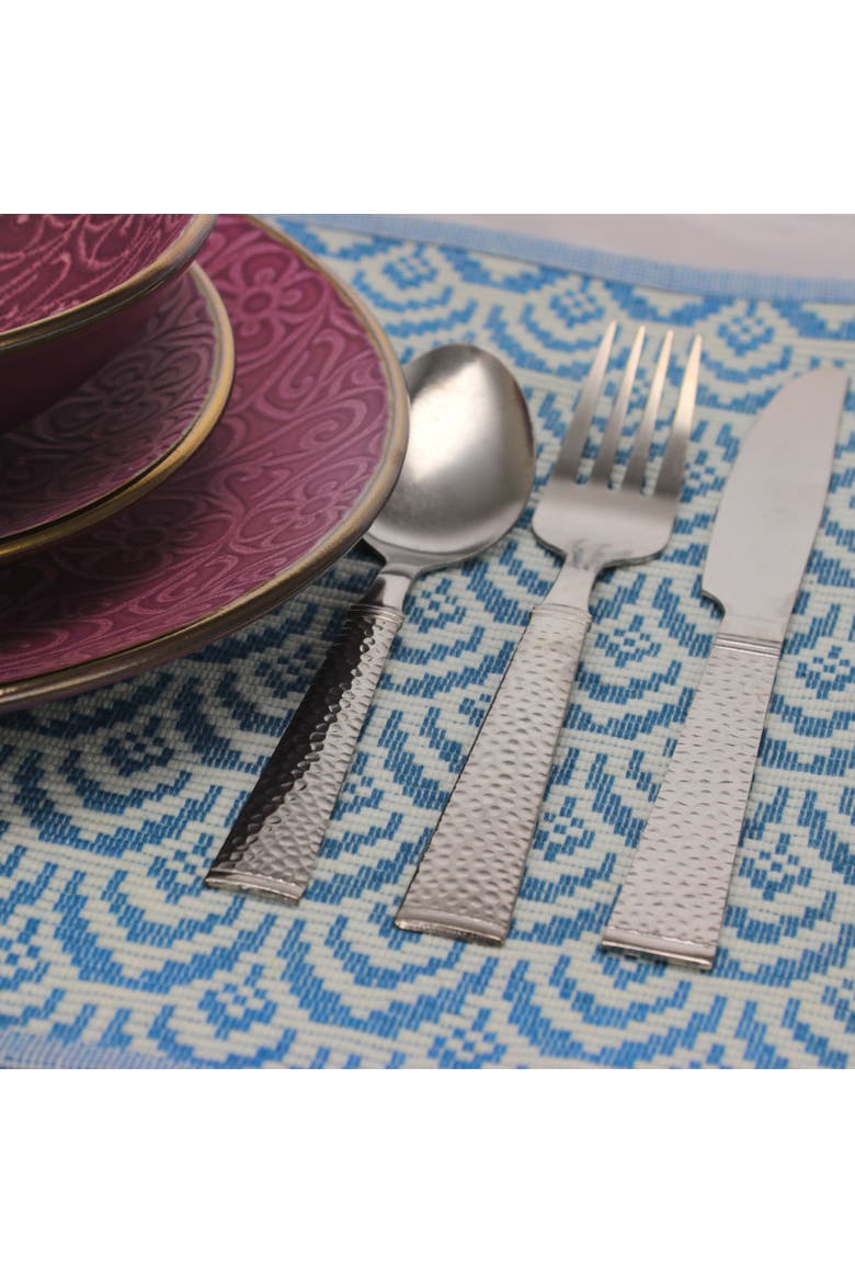 Prato 20 Piece Flatware Set, Alternate, color, Metallic Silver