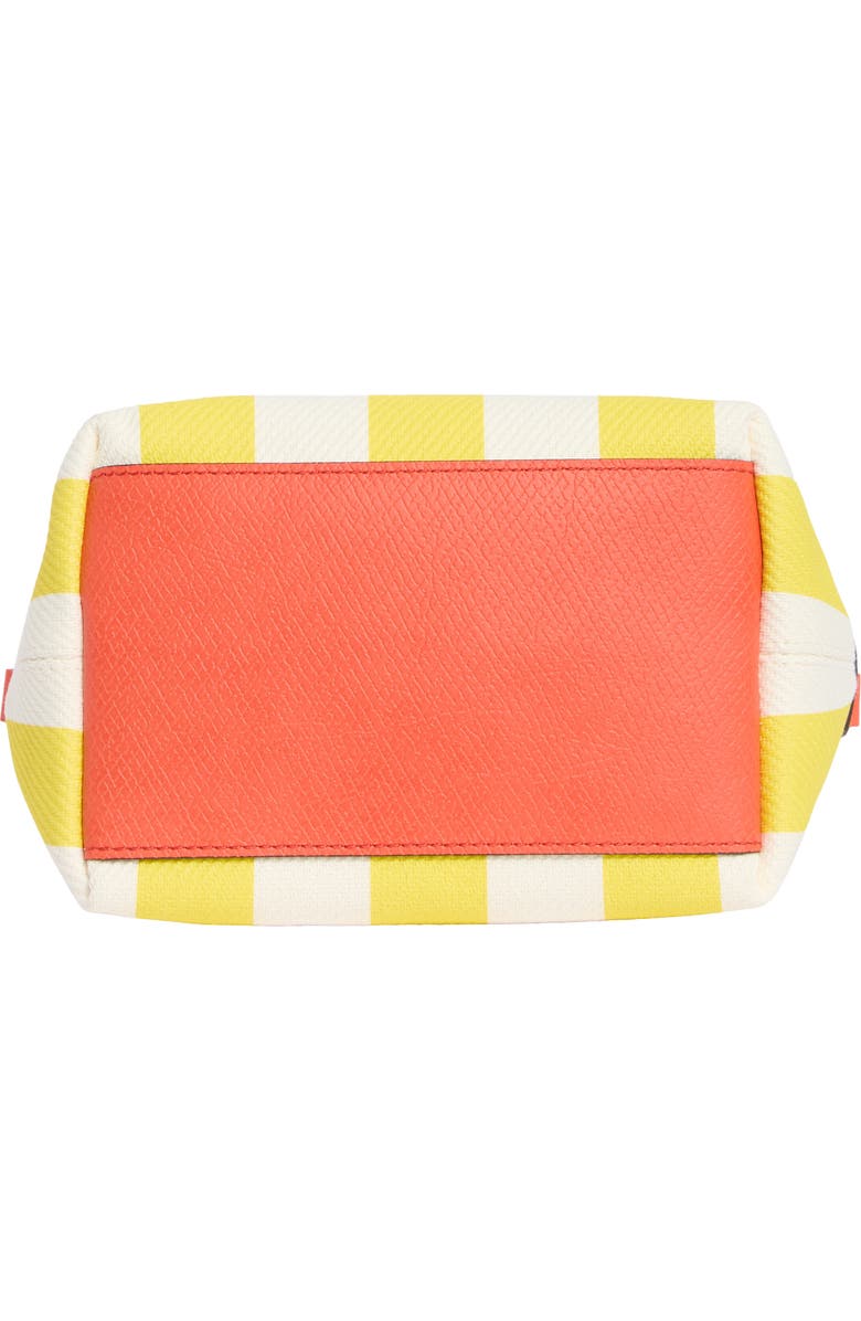 Longchamp Essential Transit Bucket Bag, Alternate, color, Yellow/ White